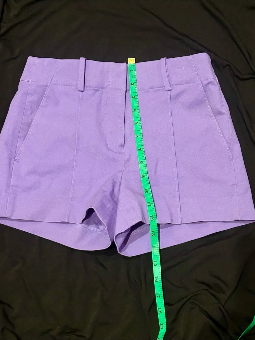 Women's J.Crew Pintuck suit short in bi-stretch cotton blend purple size 00
